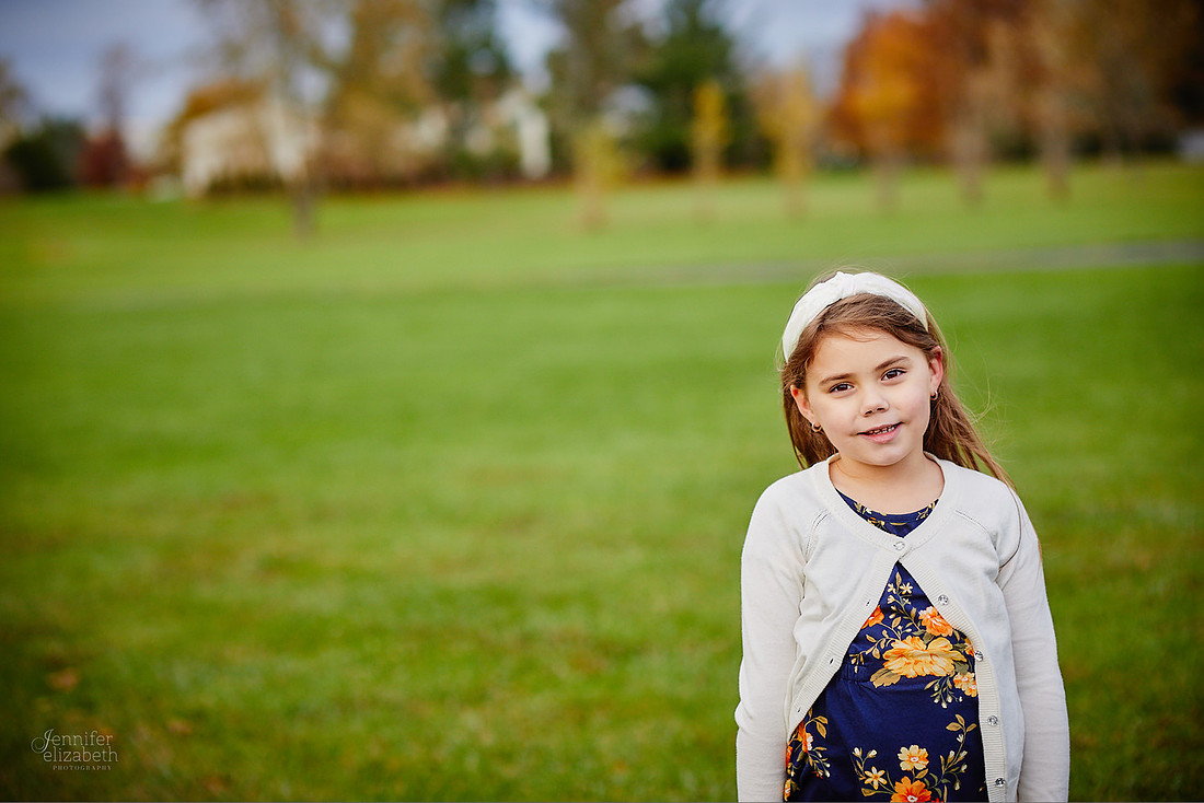 The K Family: Backyard Portrait Session in Hinckley