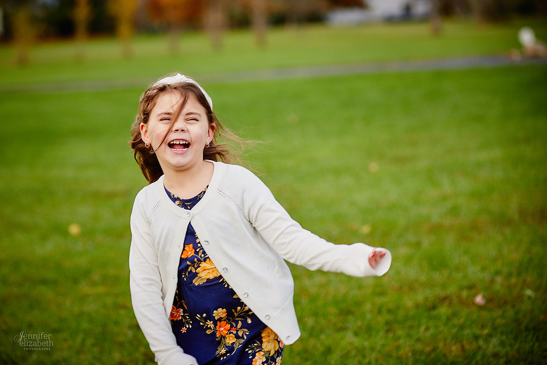 The K Family: Backyard Portrait Session in Hinckley