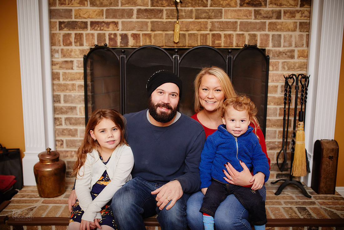 The K Family: Backyard Portrait Session in Hinckley