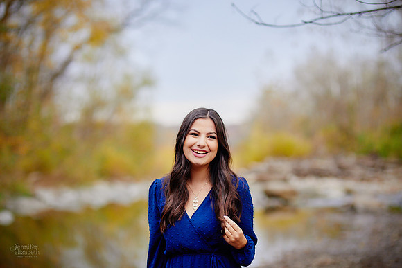 Sophia: Senior Portrait Session at Everett Road Covered Bridge