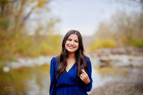Sophia: Senior Portrait Session at Everett Road Covered Bridge