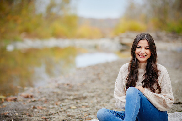 Sophia: Senior Portrait Session at Everett Road Covered Bridge