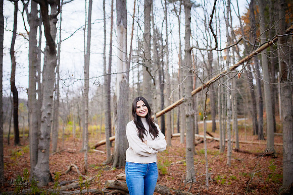 Sophia: Senior Portrait Session at Everett Road Covered Bridge