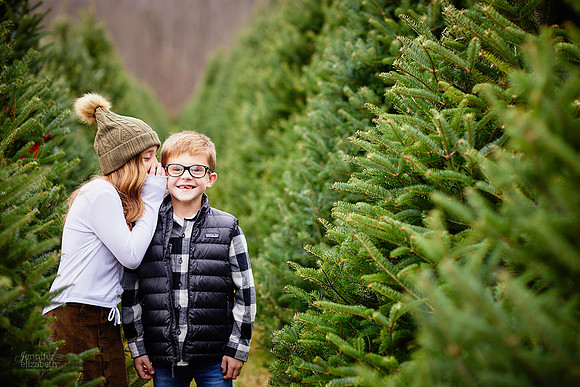 Christmas Mini Sessions at Sugar Pines Farm in Chesterland, Ohio