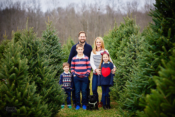 Christmas Mini Sessions at Sugar Pines Farm in Chesterland, Ohio