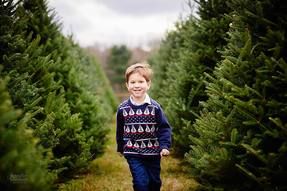 Christmas Mini Sessions at Sugar Pines Farm in Chesterland, Ohio