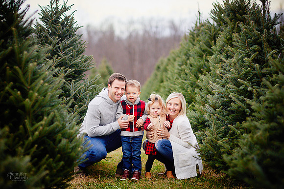 Christmas Mini Sessions at Sugar Pines Farm in Chesterland, Ohio