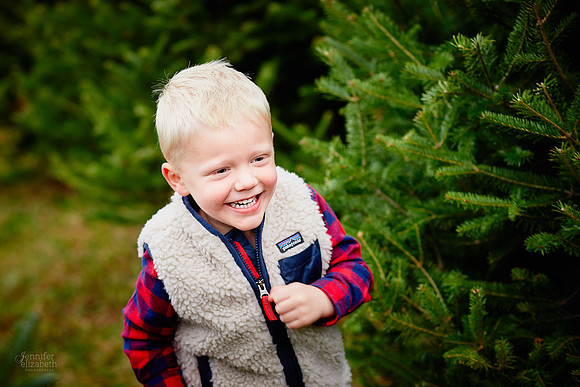 Christmas Mini Sessions at Sugar Pines Farm in Chesterland, Ohio