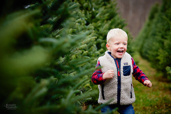 Christmas Mini Sessions at Sugar Pines Farm in Chesterland, Ohio