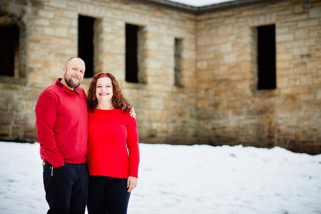 The B Family: Portrait Session at Squire's Castle in Willoughby Hills