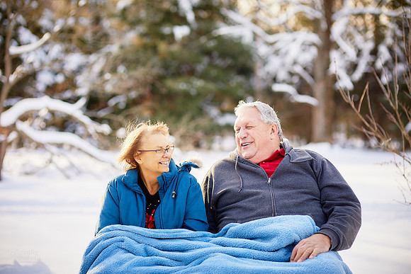 The T Family: Winter Portrait Session in Mantua, Ohio
