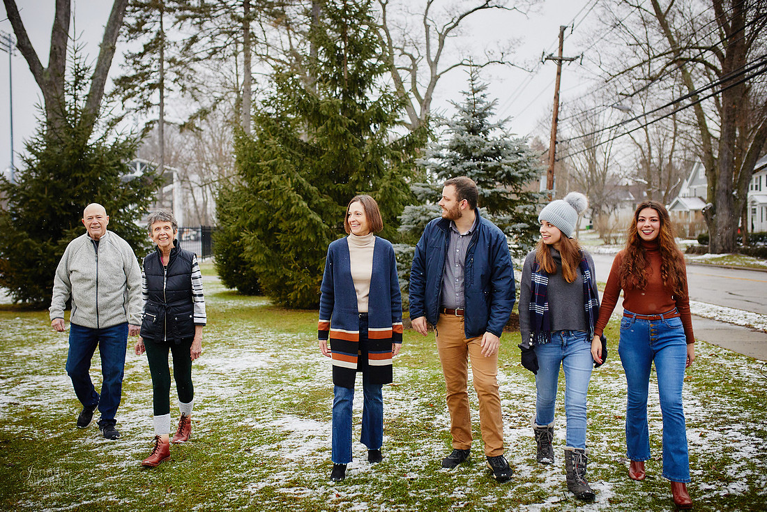 The F Family: Portrait Session in Chagrin Falls