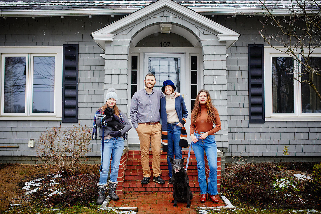 The F Family: Portrait Session in Chagrin Falls