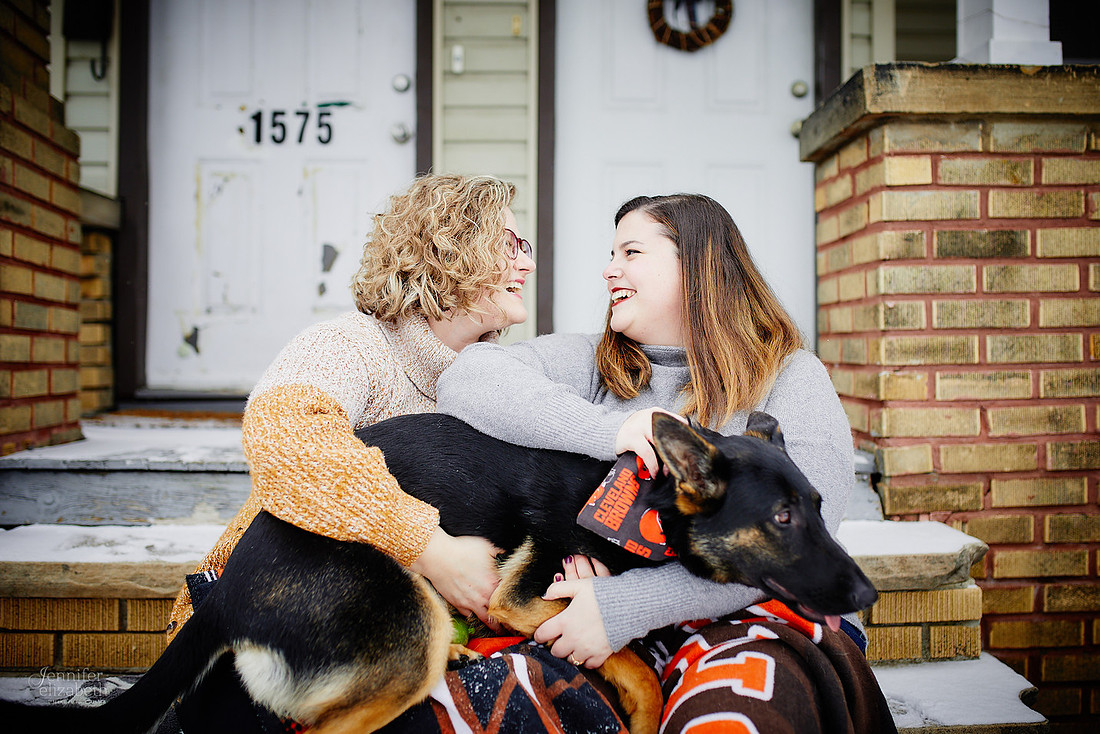 Allison & Taylor: Engagement Session in Lakewood, Ohio