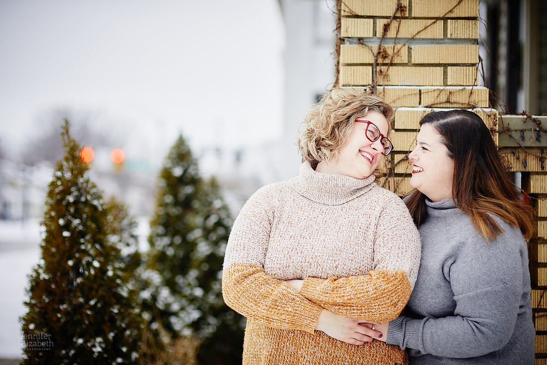 Allison & Taylor: Engagement Session in Lakewood, Ohio