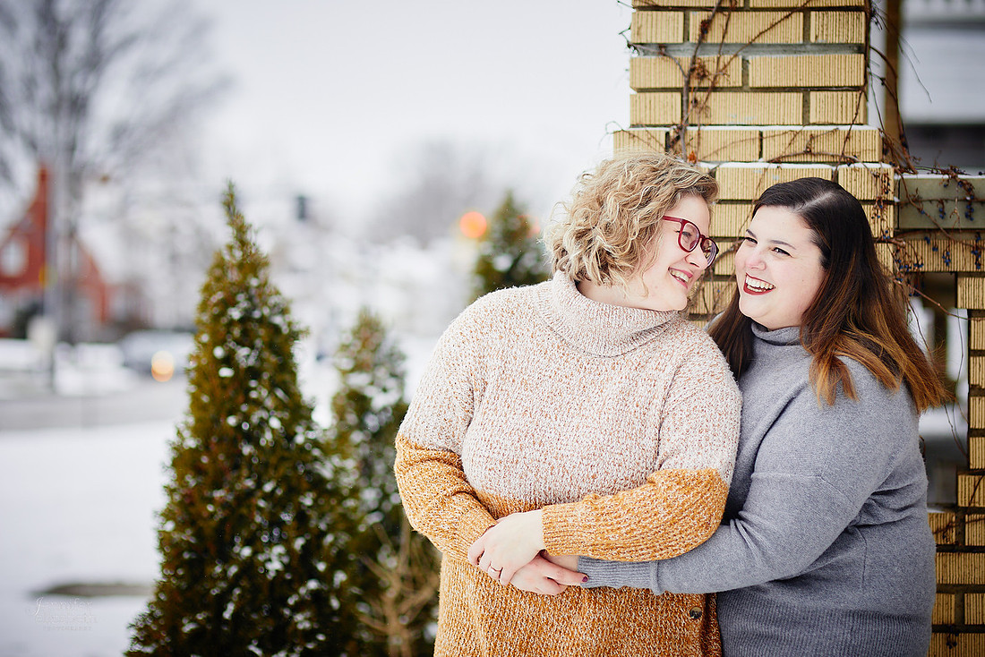 Allison & Taylor: Engagement Session in Lakewood, Ohio