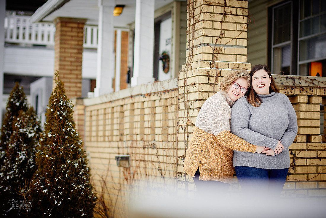 Allison & Taylor: Engagement Session in Lakewood, Ohio