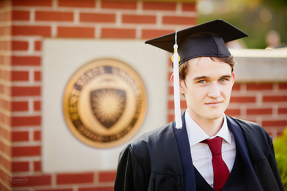 Jameson: Graduation Senior Portrait Session at Kent State University