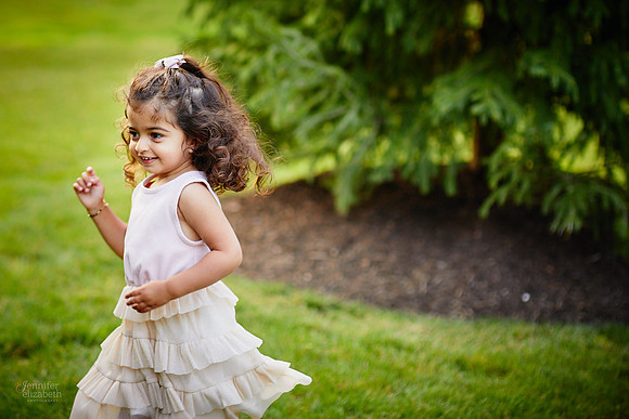 Sarina: Second Birthday Family Portrait Session in Beachwood, Ohio