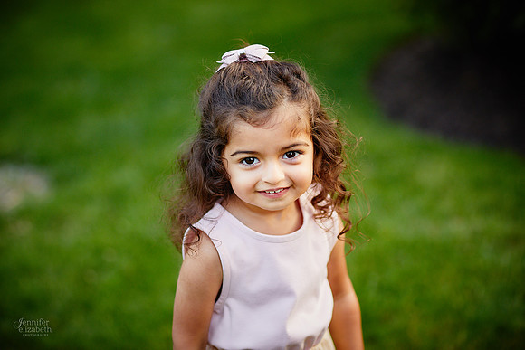 Sarina: Second Birthday Family Portrait Session in Beachwood, Ohio