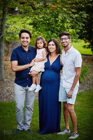Sarina: Second Birthday Family Portrait Session in Beachwood, Ohio