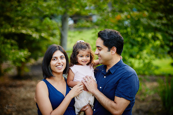Sarina: Second Birthday Family Portrait Session in Beachwood, Ohio