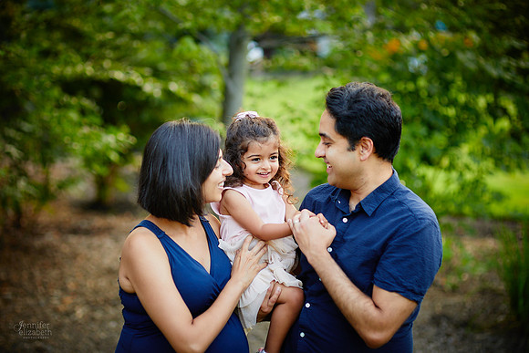 Sarina: Second Birthday Family Portrait Session in Beachwood, Ohio