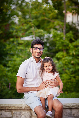 Sarina: Second Birthday Family Portrait Session in Beachwood, Ohio