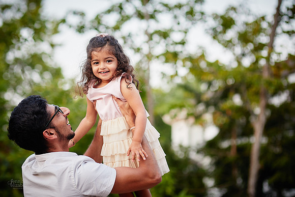Sarina: Second Birthday Family Portrait Session in Beachwood, Ohio