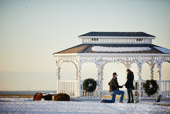 Brianna & Dan: Proposal and Engagement Portrait Session at The Lodge at Geneva-on-the-Lake