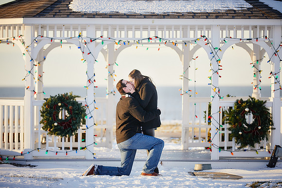 Brianna & Dan: Proposal and Engagement Portrait Session at The Lodge at Geneva-on-the-Lake