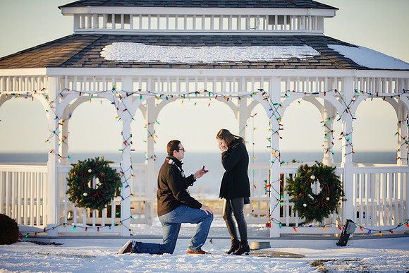Brianna & Dan: Proposal and Engagement Portrait Session at The Lodge at Geneva-on-the-Lake