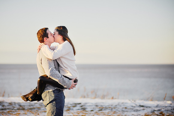 Brianna & Dan: Proposal and Engagement Portrait Session at The Lodge at Geneva-on-the-Lake