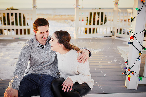 Brianna & Dan: Proposal and Engagement Portrait Session at The Lodge at Geneva-on-the-Lake