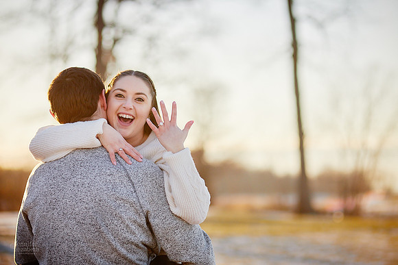 Brianna & Dan: Proposal and Engagement Portrait Session at The Lodge at Geneva-on-the-Lake