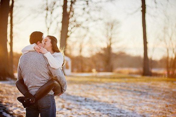 Brianna & Dan: Proposal and Engagement Portrait Session at The Lodge at Geneva-on-the-Lake