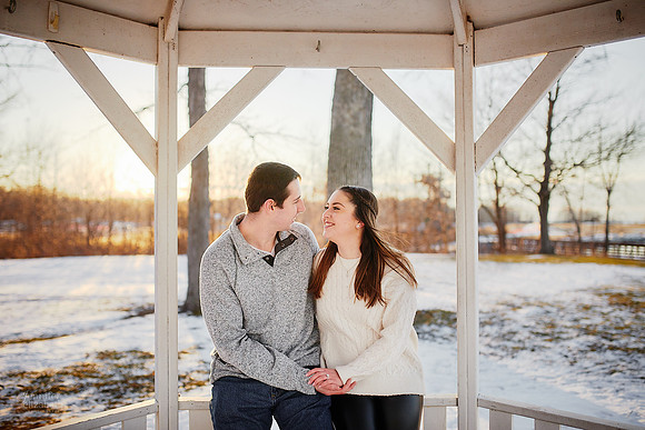 Brianna & Dan: Proposal and Engagement Portrait Session at The Lodge at Geneva-on-the-Lake