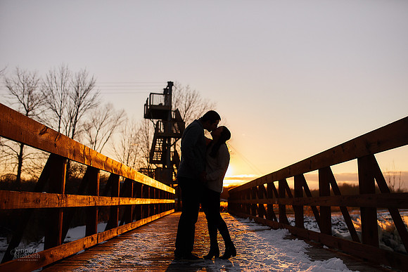 Brianna & Dan: Proposal and Engagement Portrait Session at The Lodge at Geneva-on-the-Lake