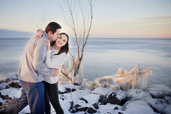 Brianna & Dan: Proposal and Engagement Portrait Session at The Lodge at Geneva-on-the-Lake