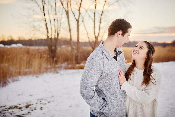 Brianna & Dan: Proposal and Engagement Portrait Session at The Lodge at Geneva-on-the-Lake