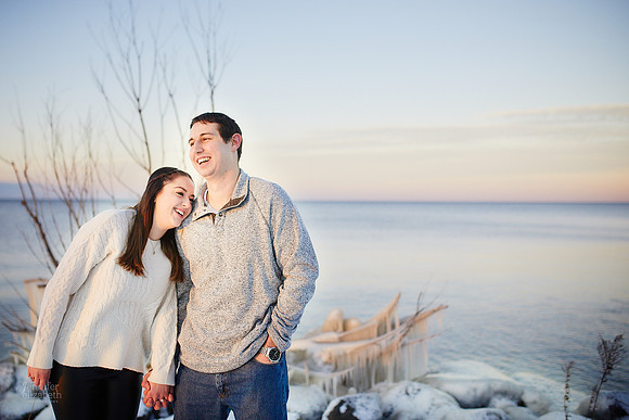 Brianna & Dan: Proposal and Engagement Portrait Session at The Lodge at Geneva-on-the-Lake