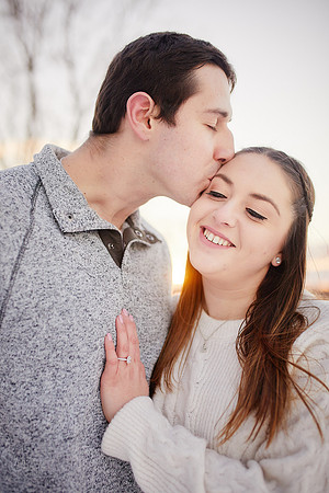 Brianna & Dan: Proposal and Engagement Portrait Session at The Lodge at Geneva-on-the-Lake