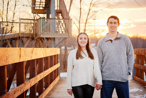 Brianna & Dan: Proposal and Engagement Portrait Session at The Lodge at Geneva-on-the-Lake