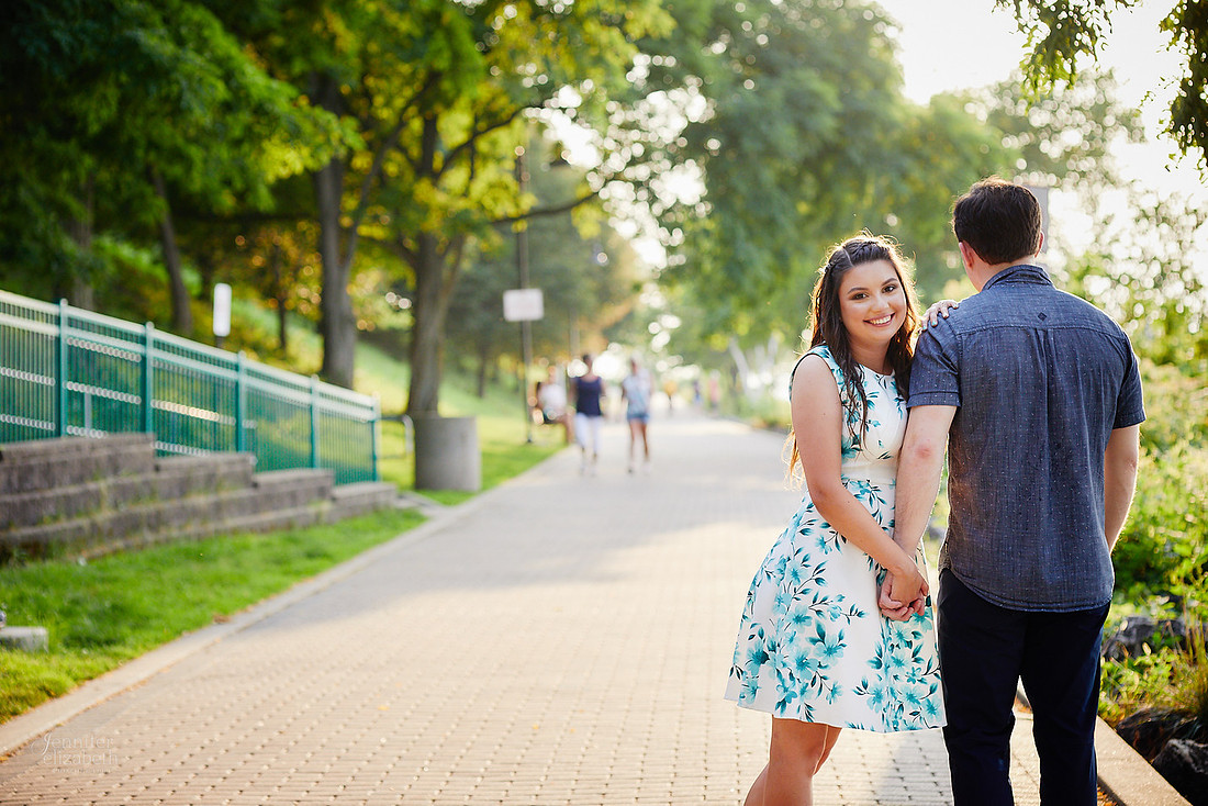 Katherine & Nathan: Engagement Session at Lakewood Park in Cleveland