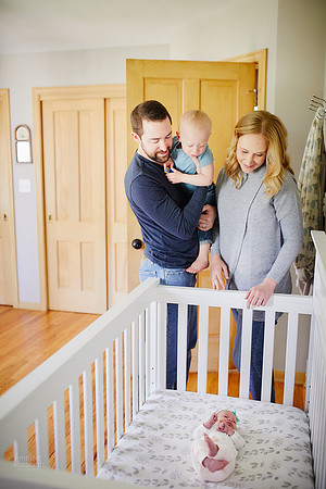 Baby Abigail: Newborn Family Portrait Session in Solon