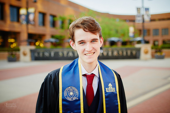 Jameson: Graduation Senior Portrait Session at Kent State University