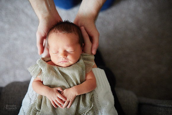 Baby Betty: Lifestyle Newborn Session in North Royalton