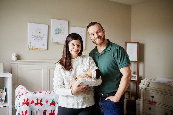 Baby Betty: Lifestyle Newborn Session in North Royalton