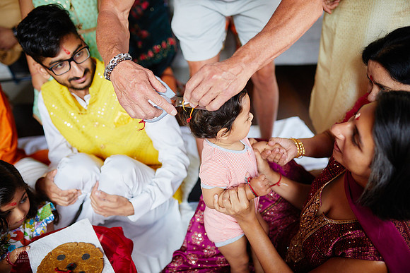 Aarav’s First Haircut: Indian Family Event in Beachwood, Ohio