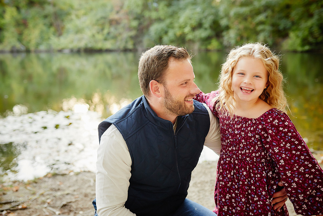 The S Family: Portrait Session at Coe Lake in Berea